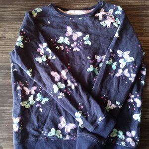 Girls Butterfly Sweatshirt